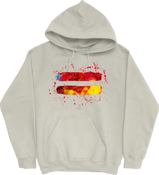 = Splatter Hoodie Sand